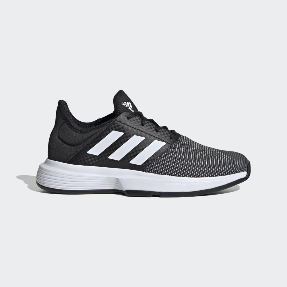 Pantofi Tenis Adidas GameCourt Dama Romania - Negrii/Albi/Gri EG2017